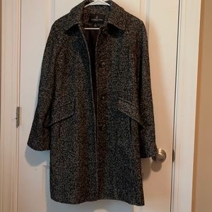 London Fog tweed coat size small .